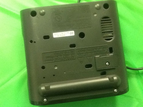 USED Sony Black ICF-C218 Dream Machine Alarm Clock Radio