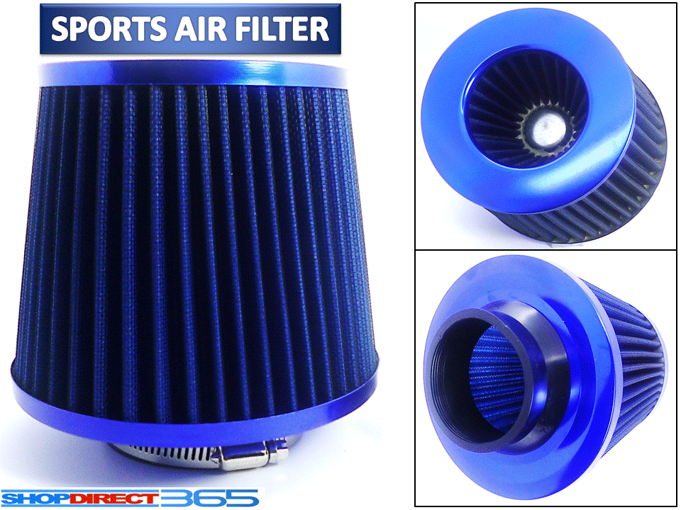 Car & Truck Filters Universal Blue Chrome Finish car Air Filter