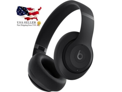 Beats Studio Pro Wireless Bluetooth Noise Cancelling Headphones Black- Excellent