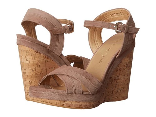 

Женские босоножки на танкетке Stuart Weitzman Minky, коричневые, США 8,5, Коричневый