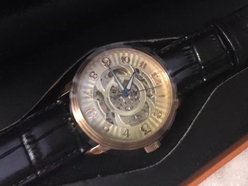 Stuhrling Automatic Original Watch Authentic Leather 90050 Water Resistant