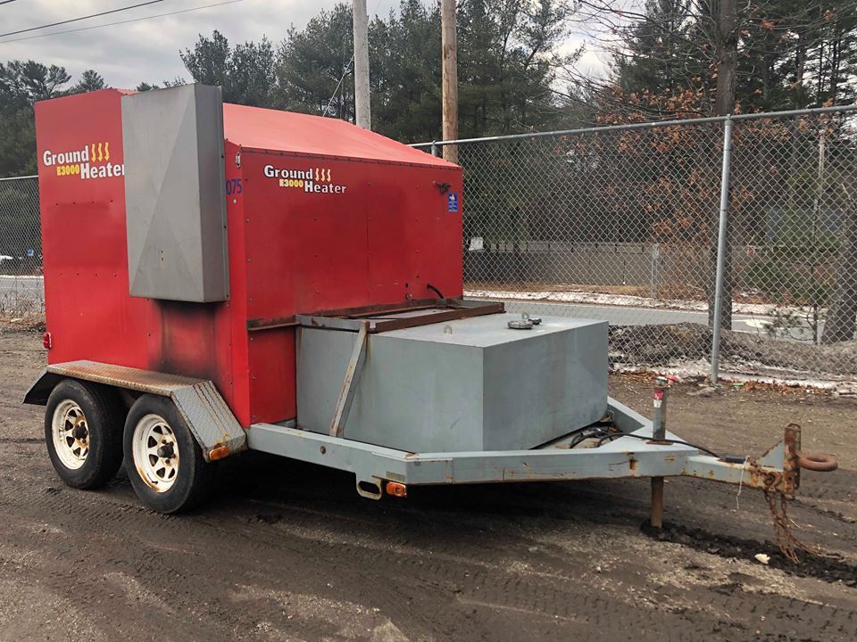 2004 WACKER NEUSON E3000 PORTABLE GROUND HEATER CURE CONCRETE MACHINE