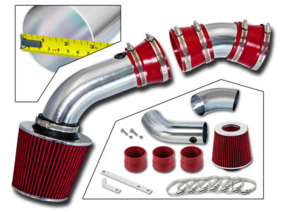 RAM AIR INTAKE KIT+RED FILTER FOR GMC 96-99 C/K1500 Sierra Yukon 5.0L 5.7L V8
