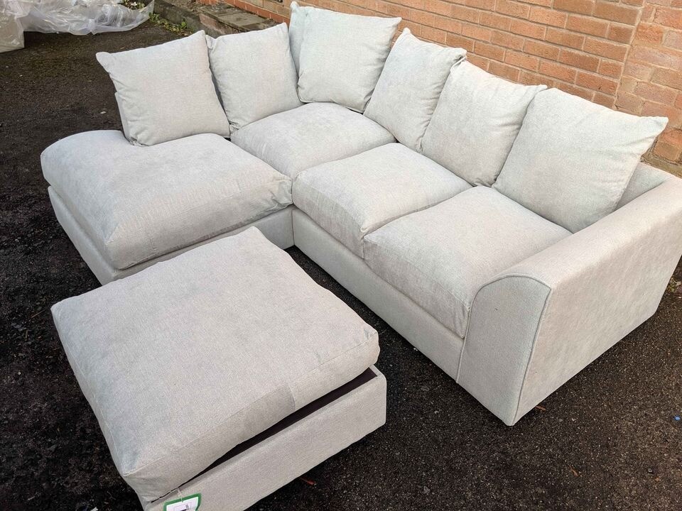 Dylan Corner Sofa Foam Seated Sofa available in Left and Right hand