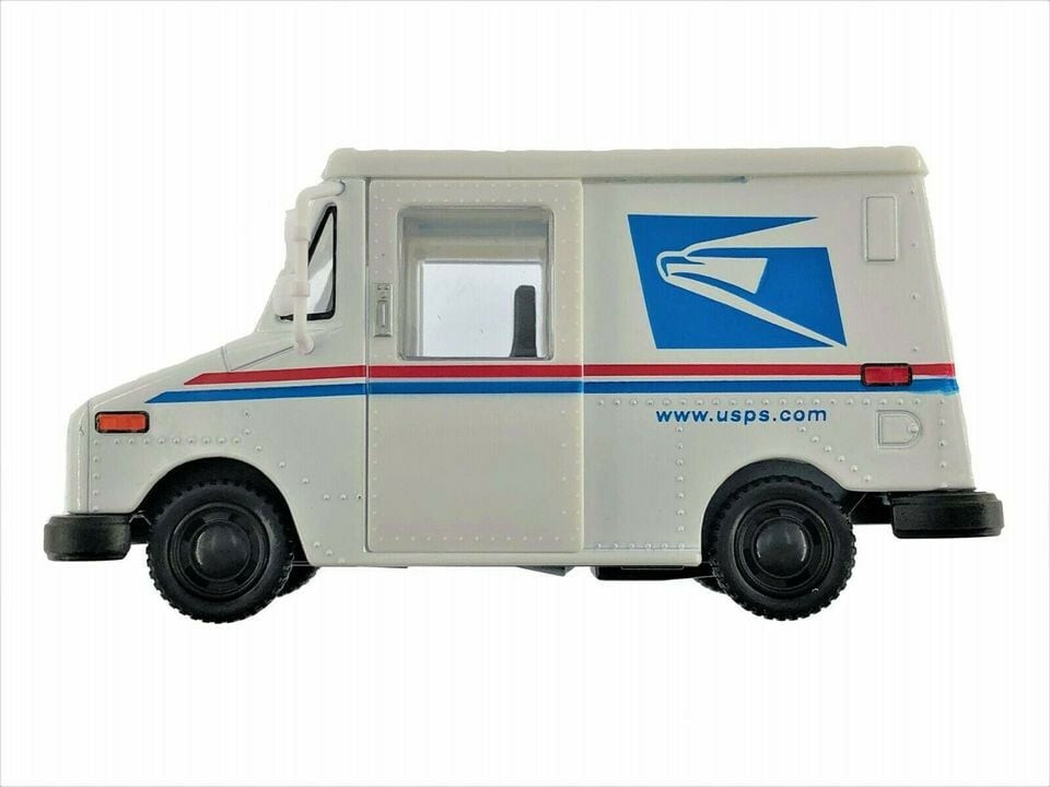 USPS LLV, United States Postal Service Mail Truck, Diecast Toy Car 1:36, 5"