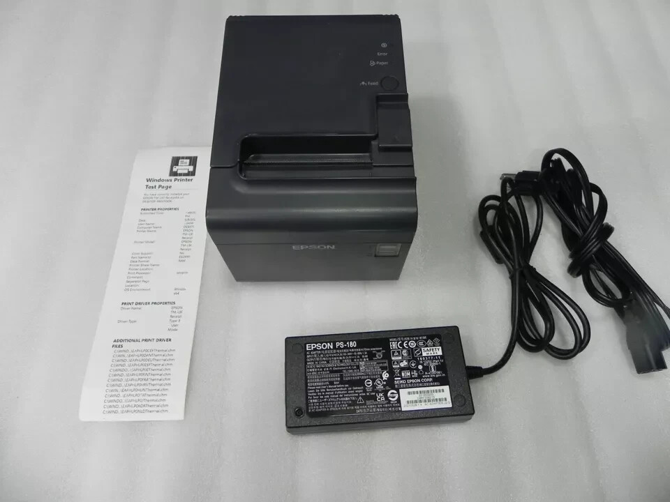 Epson TM-L90 USB Thermal POS Label & Receipt Printer w/PS (M313A Model 416)