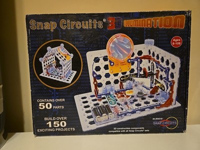 Snap Circuits 3D Illumination Electronics Exploration Kit Model SC-3Di