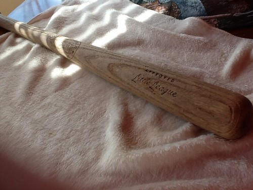 VTG Wood Baseball Bat Hillerich & Bradsby Co 02 H&B Louisville KY Little League