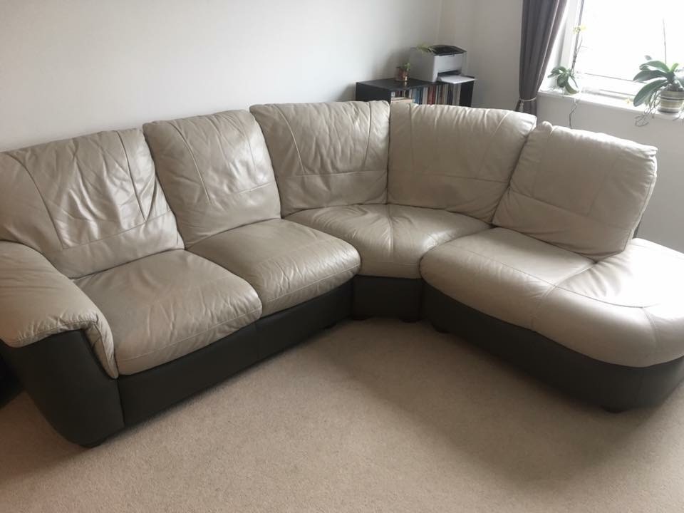 Leather corner sofa from DFS in New Malden, London Gumtree