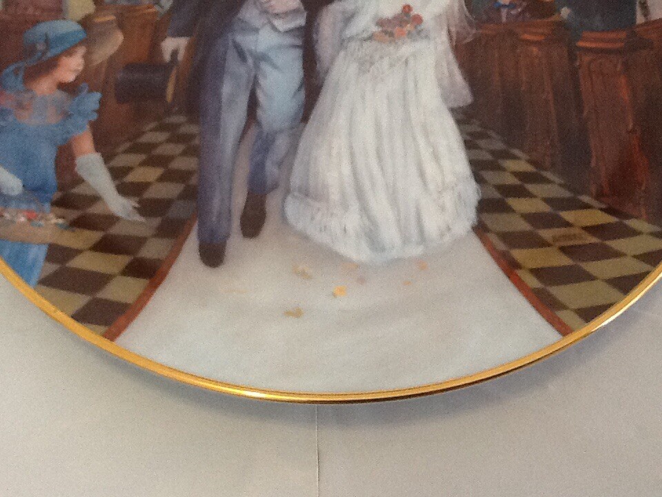Portraits of American Brides Emily by Rob Sauber #4 Porcelain Plate PN 1105M