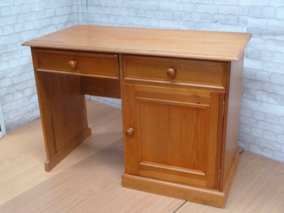 Pine Computer Desk with Door Drawer and Slide Out Keyboard Shelf Delivery Available in Talke