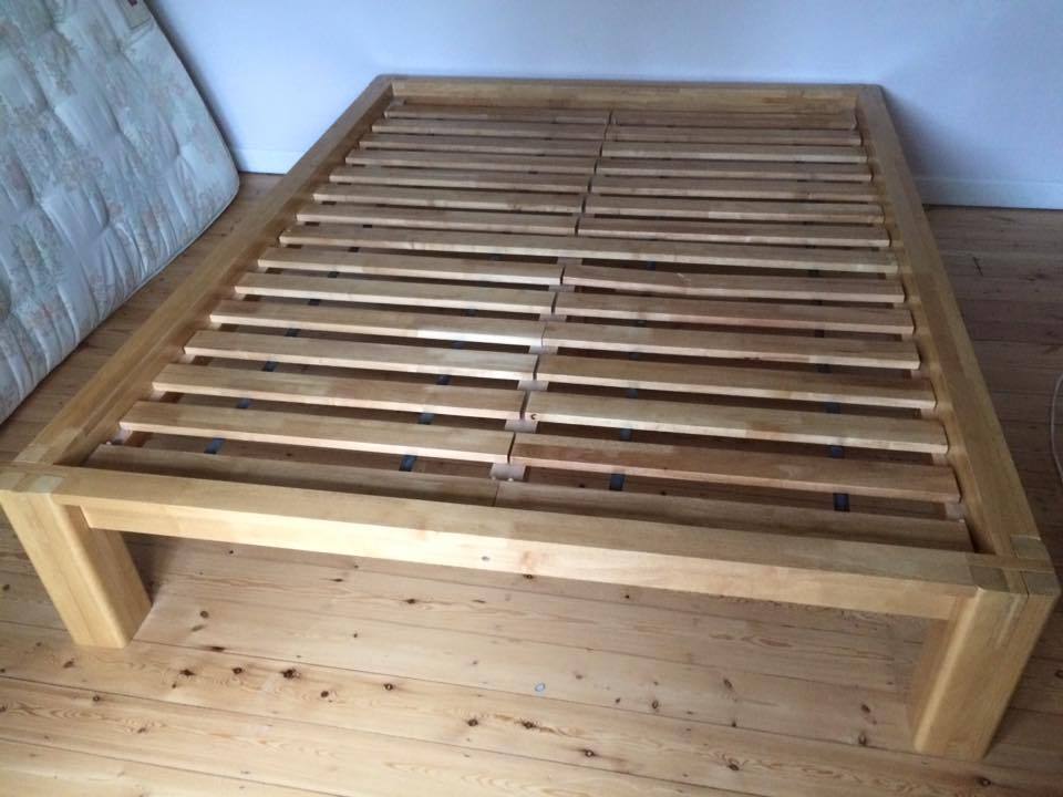Kingsize Bed Base in Rubberwood by Futon Company in Norwich, Norfolk