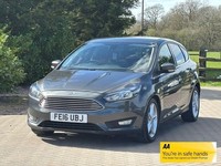 2016 Ford Focus 1.0 EcoBoost 125 Zetec 5dr HATCHBACK PETROL Manual