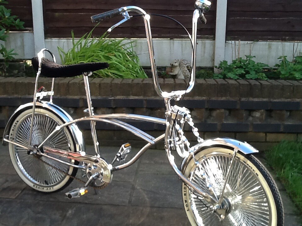 Chrome lowrider 8 ball custom chopper bike absolute mint