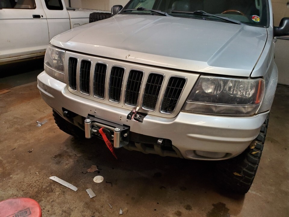 Iron Rock Off Road WJ Winch Mount
