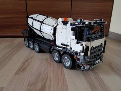 Bauanleitung instruction Betonmischer 42043 Eigenbau Unikat Moc Lego Technic