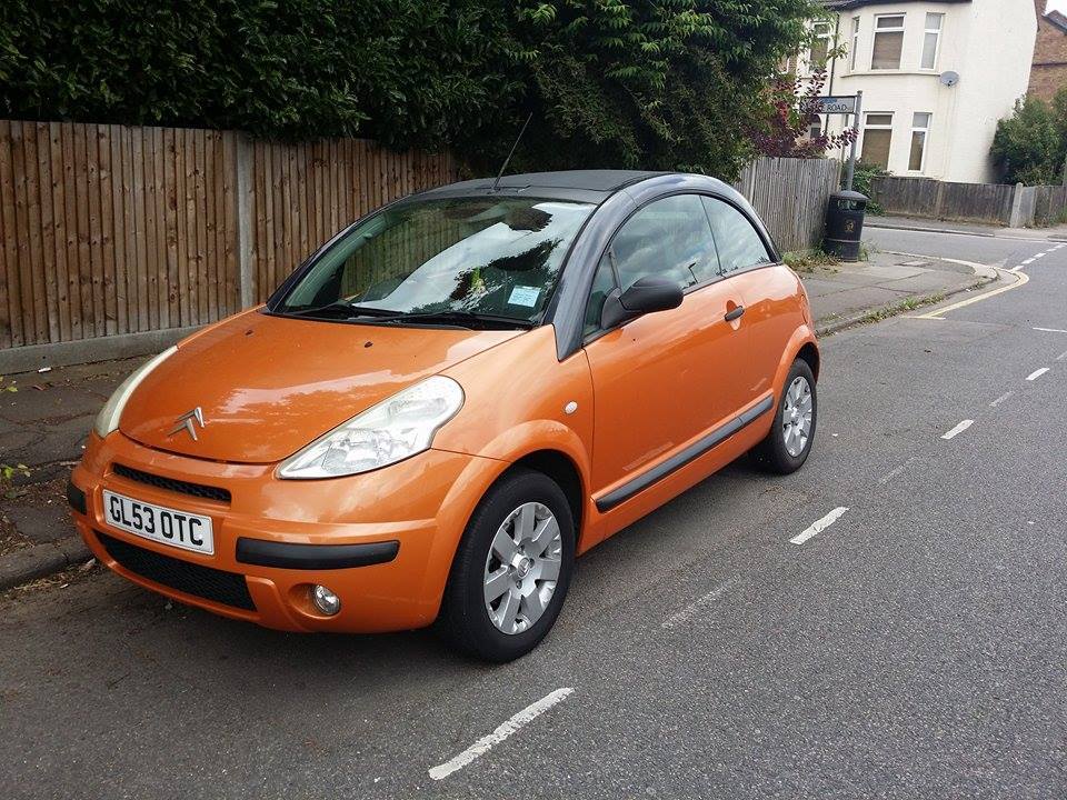 Citroen c3 pluriel крыша