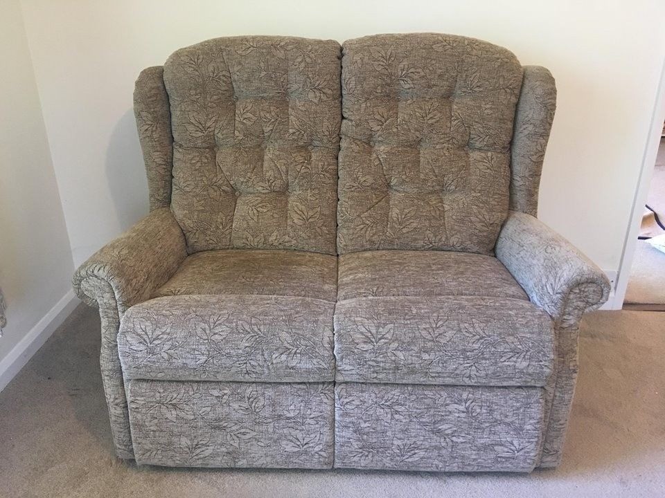 Beautiful two seater sofa as new, from Hatfields Colchester in