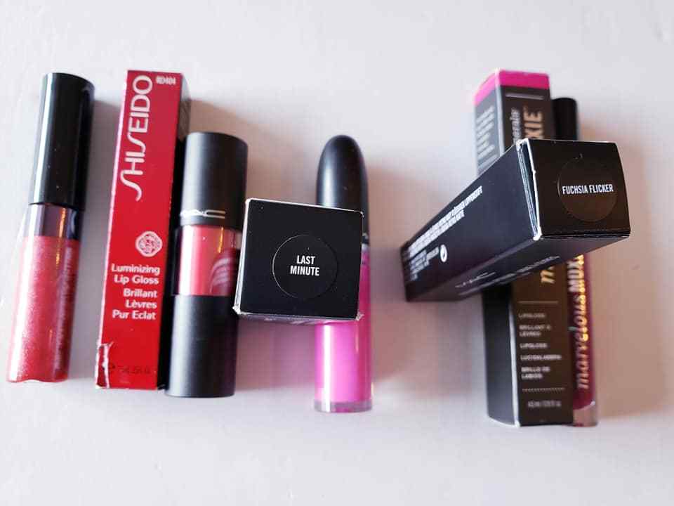 NEW Mac Lot Lipsticks, Lip gloss, Shiseido Gloss Bare Minerals Fun Colors Summer