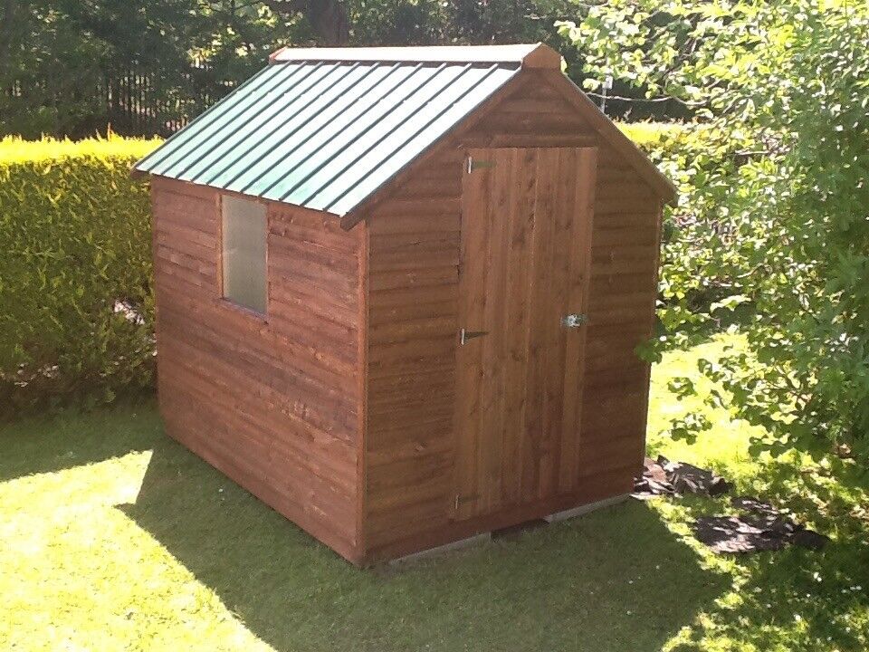 Top quality 8ft x 6ft Garden shed delivered and set up 