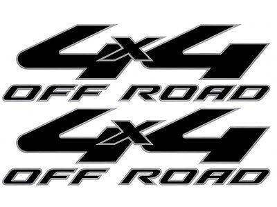2008-2010 4x4 Decals for Ford Super Duty(F 250, F 350, F 450) Off Road BLACKOUT
