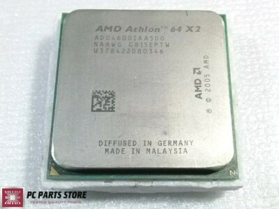 AMD Athlon 64 X2 4600+ Dual-Core 2.4GHz 1MB Socket AM2 ADO4600IAA5DO Desktop CPU