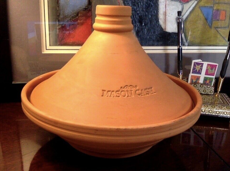 Moroccan Tagine Cooking Pot With Lid 1 Qt Portugal Terra Cotta