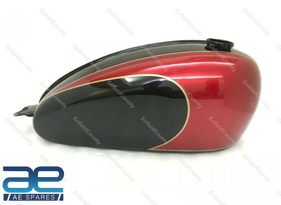 For Triumph T150 Trident Cherry & Black Painted Petrol Fuel Gas Tank 