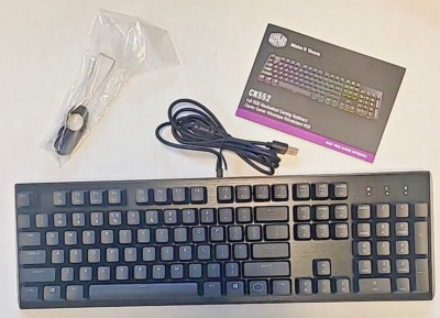 Cooler Master CK552 Wired Gaming Mechanical Keyboard with RGB Backlighting