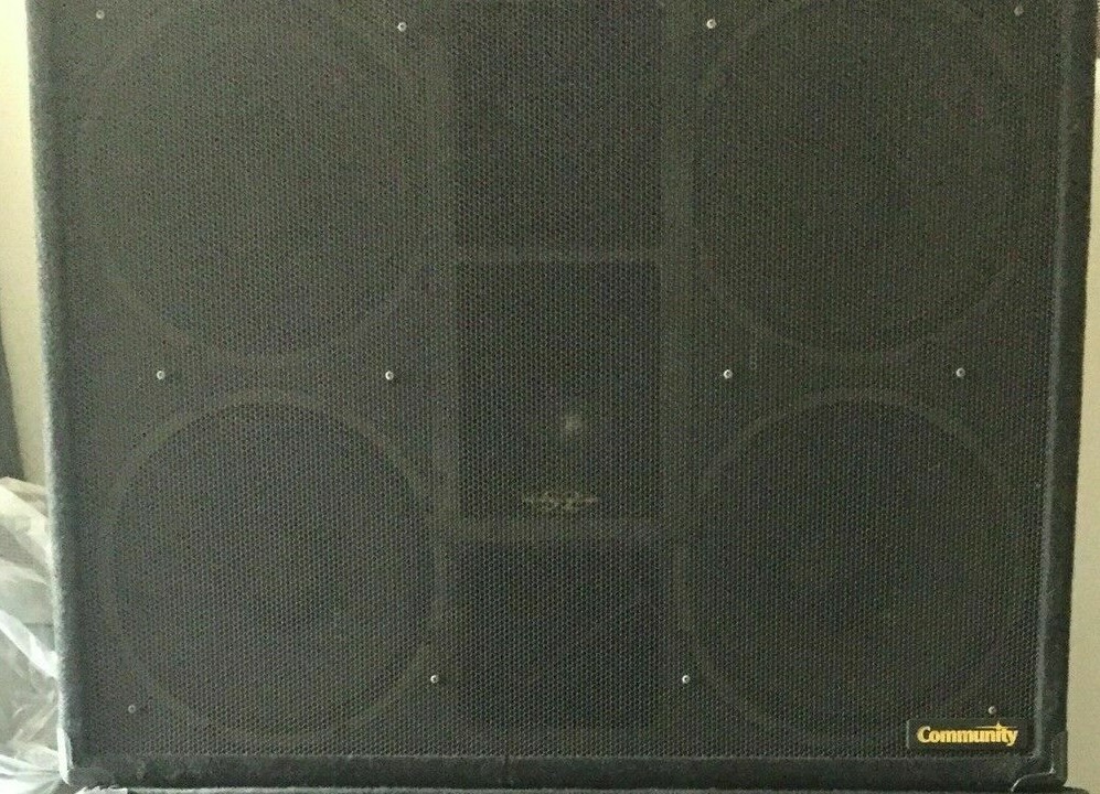 COMMUNITY SPEAKERS THE CSX60-S2 HAS 4 15 SUB