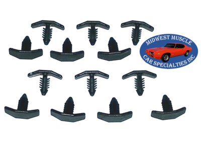 69 70 71 72 Hood To Cowl Weatherstrip Seal Clips GTO Chevelle.
