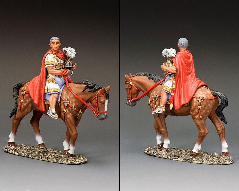 Rom059 The Senior Mounted Legate -  King & Country