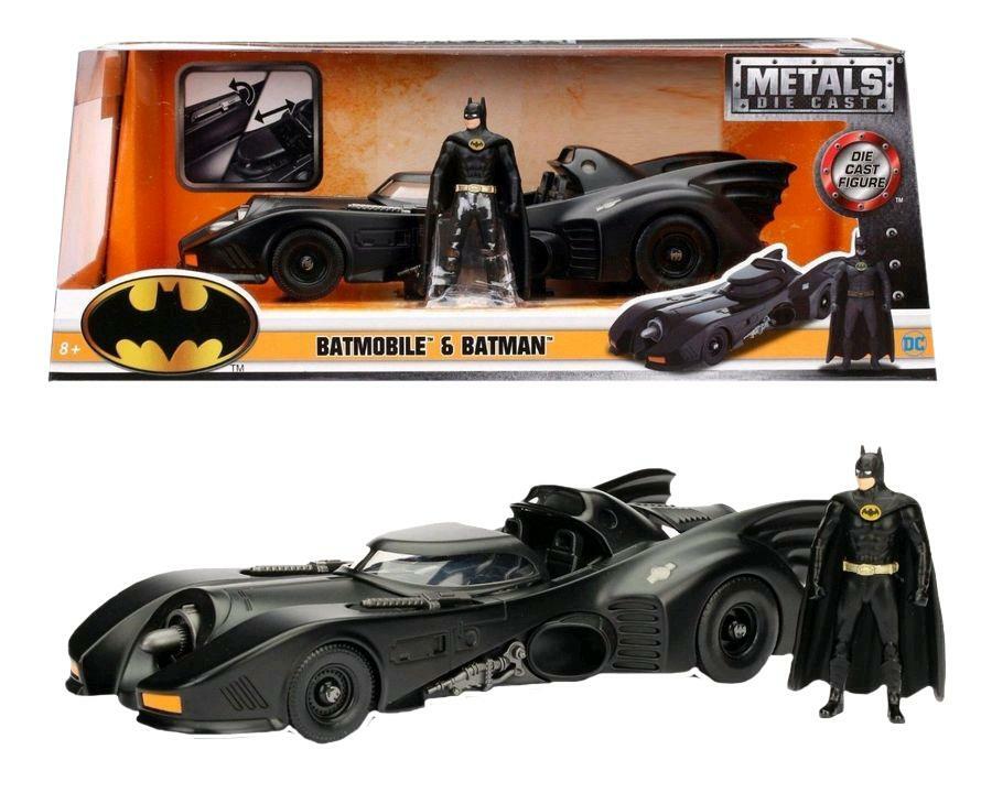 希少　90s ジョーカー　Batman Die Cast Collection Batmobile & Batman 1989 Metals Die Cast Replica 1:24 Scale