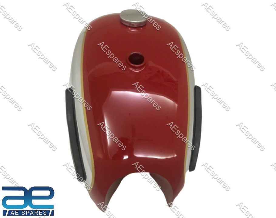 For BSA A7 A10 Super Rocket Petrol Fuel Tank Painted With Knee Pad & Cap  