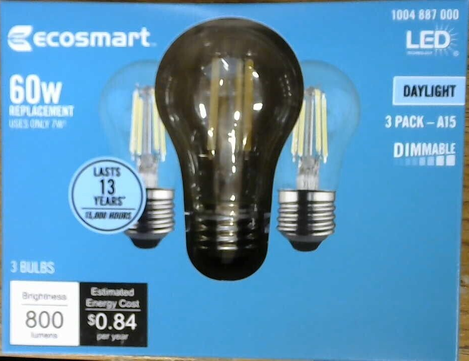 Ecosmart Classic Glass Led Light Bulbs Ledbulb