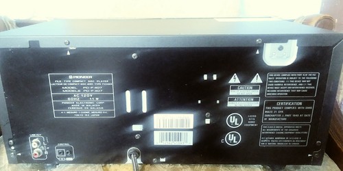 Pioneer PD-F407 25 Disc Easy Load CD Player Works Great!