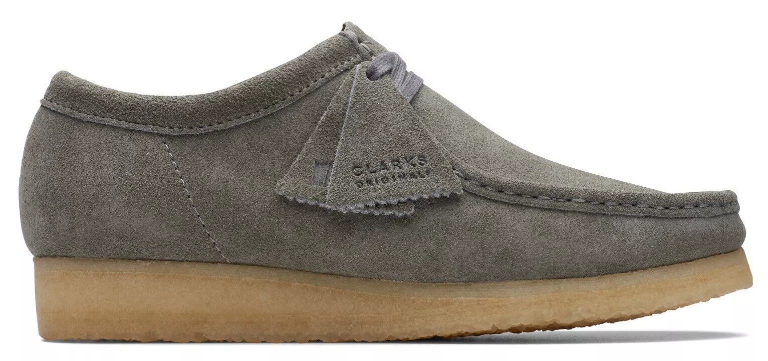 Clarks Wallabee - 26170535 - Adults - Grey Suede | eBay