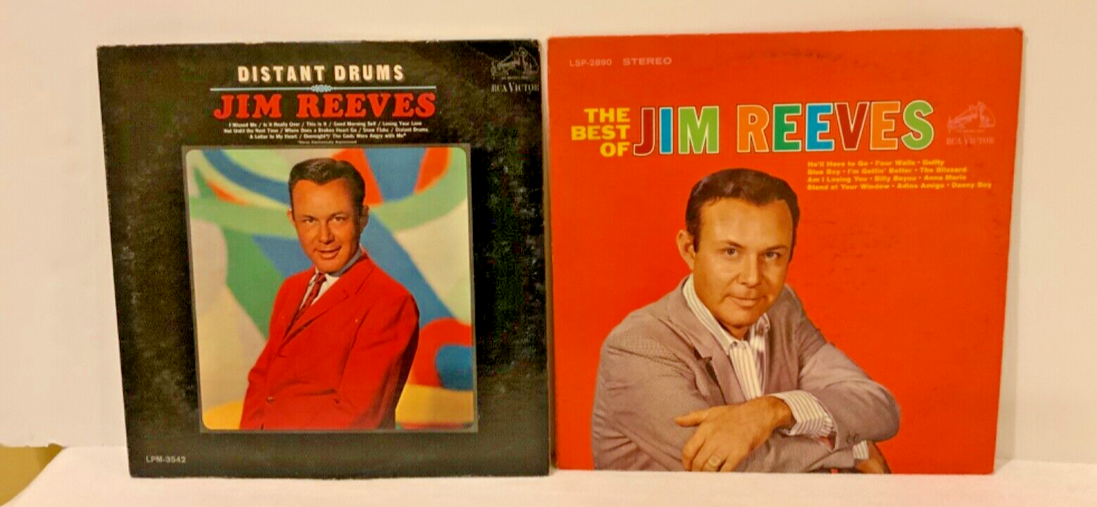 Jim Reeves - Distant Drums and Best of Jim Reeves - (2) 12
