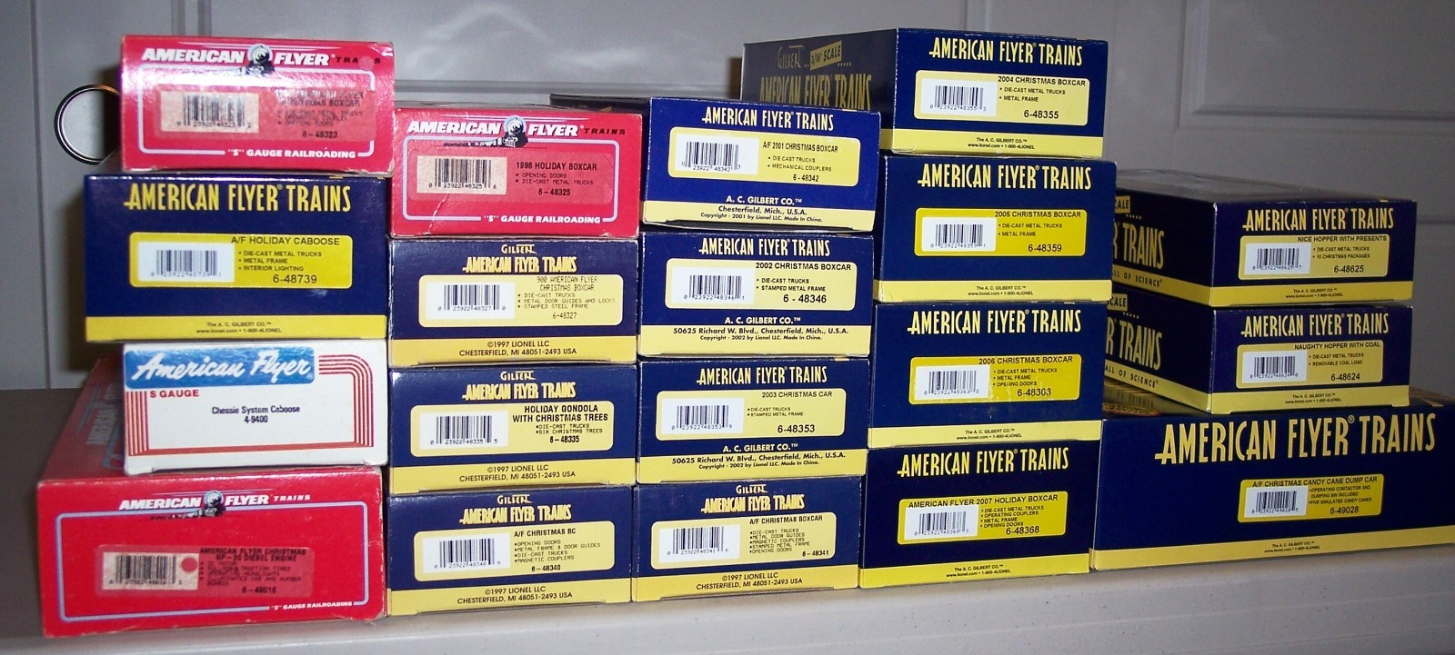 American Flyer Christmas Car Collection - Mint