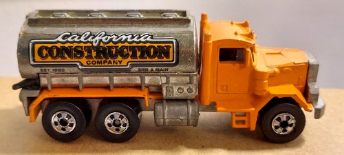 ホットウィール TANK TRUCK 1979 Hot Wheels Peterbilt California Construction Co. Tanker