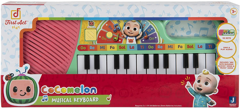 First Act Musical Keyboard, 23 Keys; Music and ABC Songs Pre-Recorded, Educat...