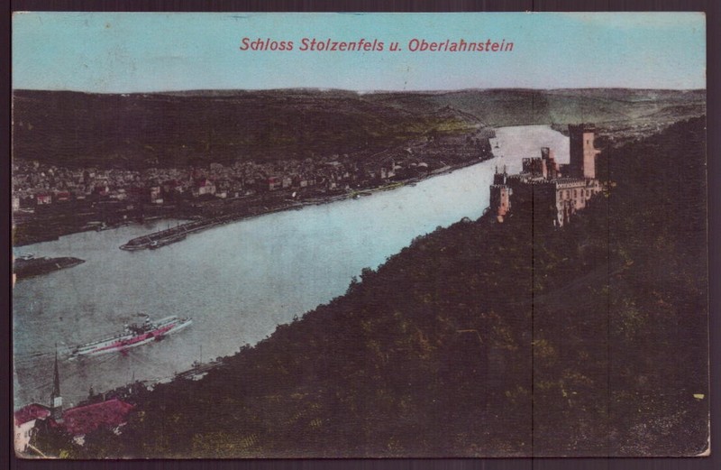 Allemagne Schloss Stolzenfels U. Oberlahnstein
