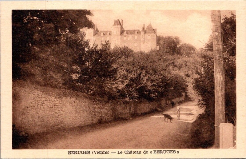 *51627 Cpa 86 Le ChÃ¢Teau De BÃ©Ruges