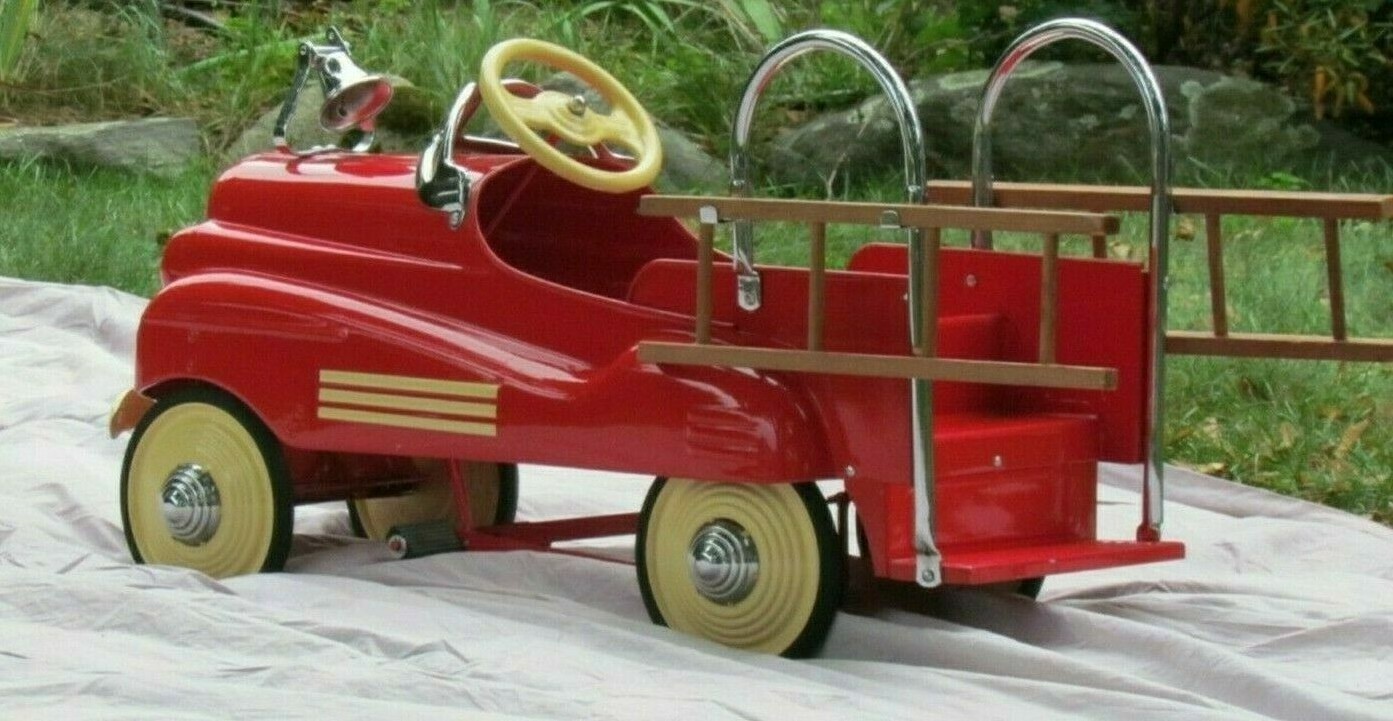 Купить Детский педальный автомобиль Vintage Antique pedal car fire ...