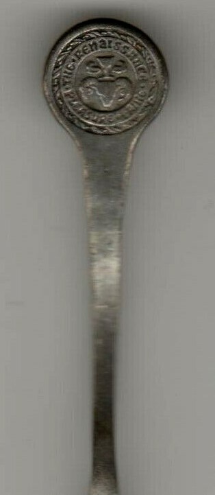 Original Renaissance Pleasure Faire Irwindale CA Babe Eli Souvenir Spoon Pewter