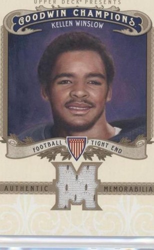 2012 Upper Deck Goodwin Champions Kellen Winslow #M-KW