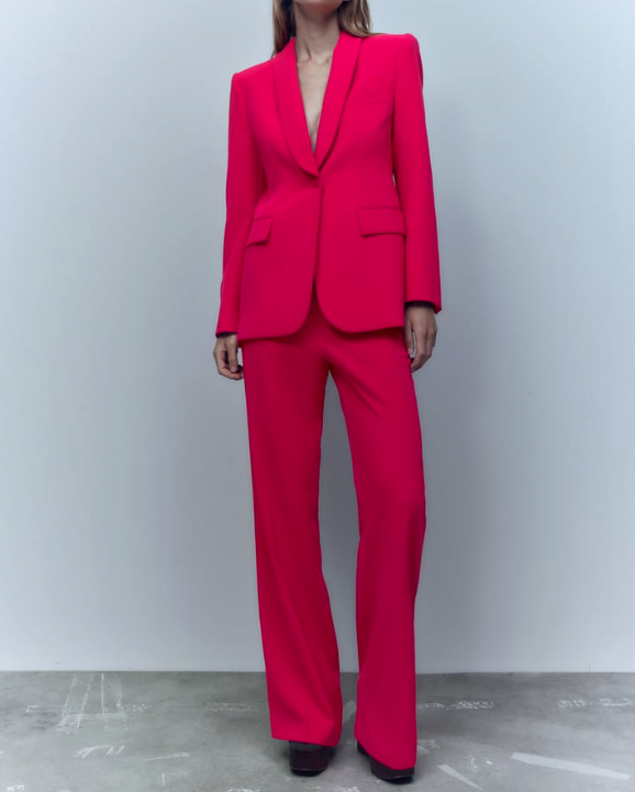 アウターその他 DSQUARED2 Woman Blazer Red S75BN0891S60567 305 ZARA WOMEN NEW DINNER JACKET BLAZER WITH TUXEDO COLLAR NEON