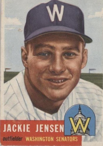 1953 Topps - Jackie Jensen #265