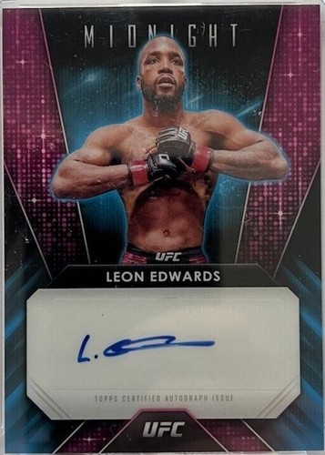 2024 Topps Midnight UFC - Leon Edwards #GG-LES
