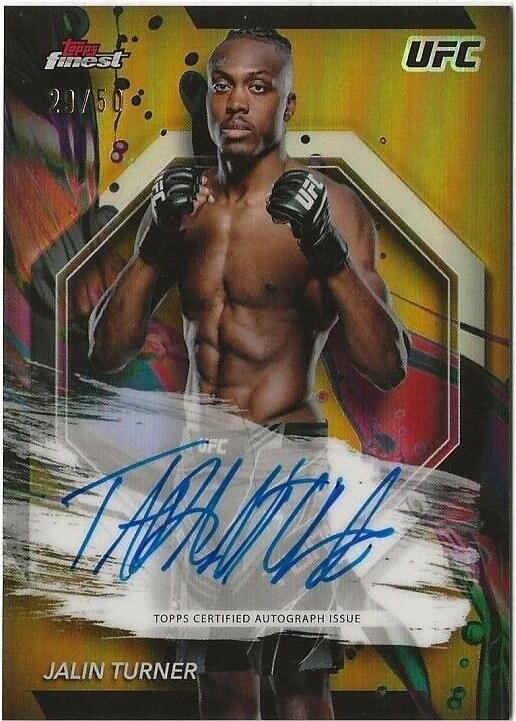 2024 Topps Finest UFC - Jalin Turner #FA-JTR